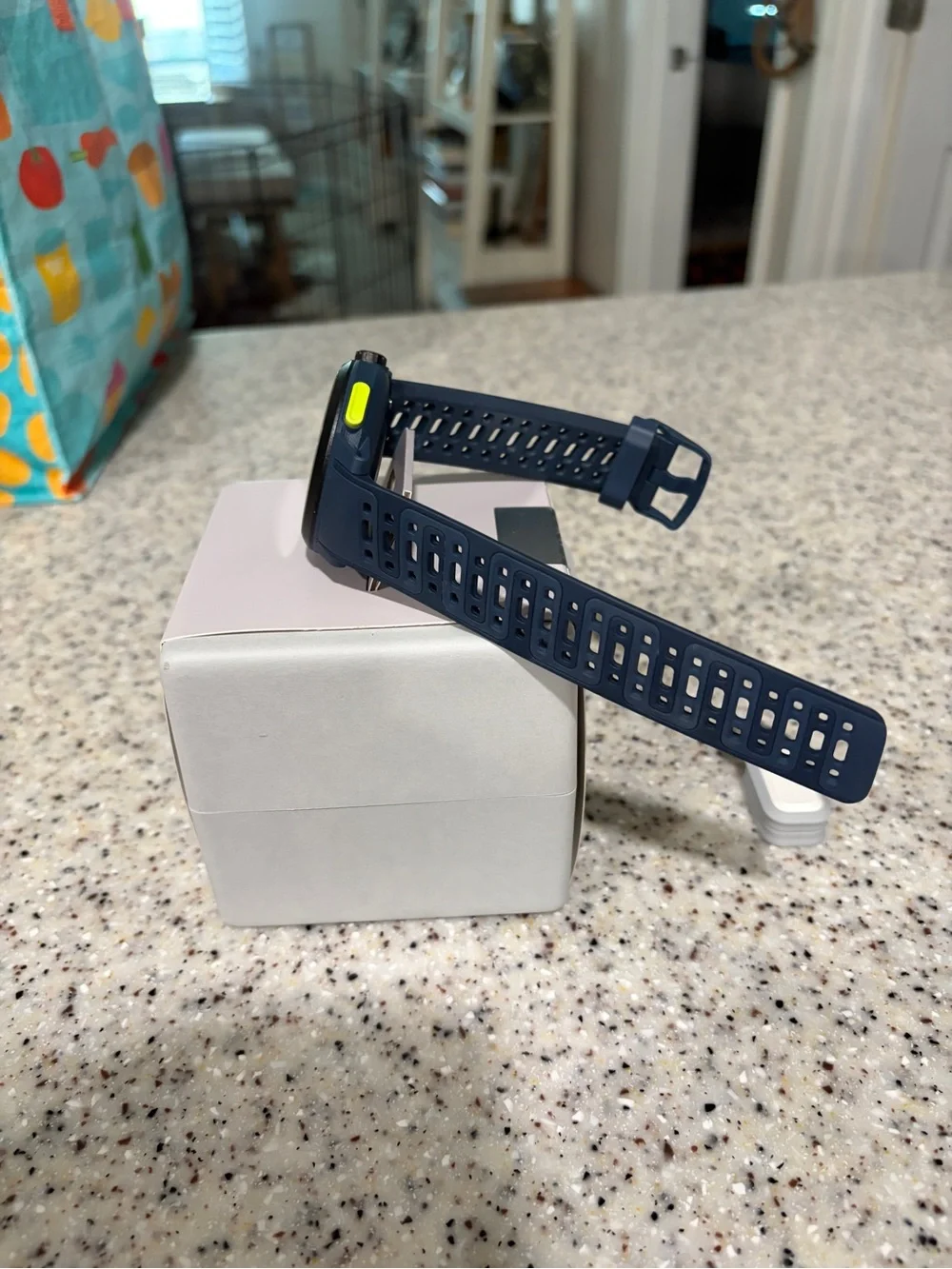 Coro Pace Pro Sports Watch - Blue with Neon Lime Accent
